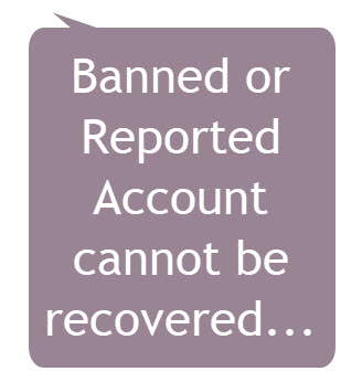 Banned or Reported cannot be recovered on Tinder