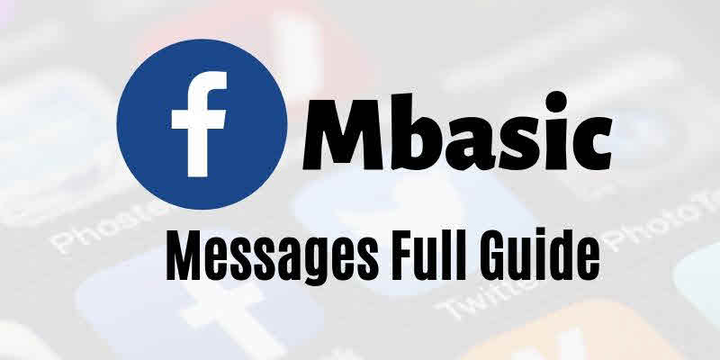 MBasic FB - Switching Between Facebook Basic Version & Standard FB - Rindx  - Entrepreneurship, Marketing, Technology, Lifestyle And More