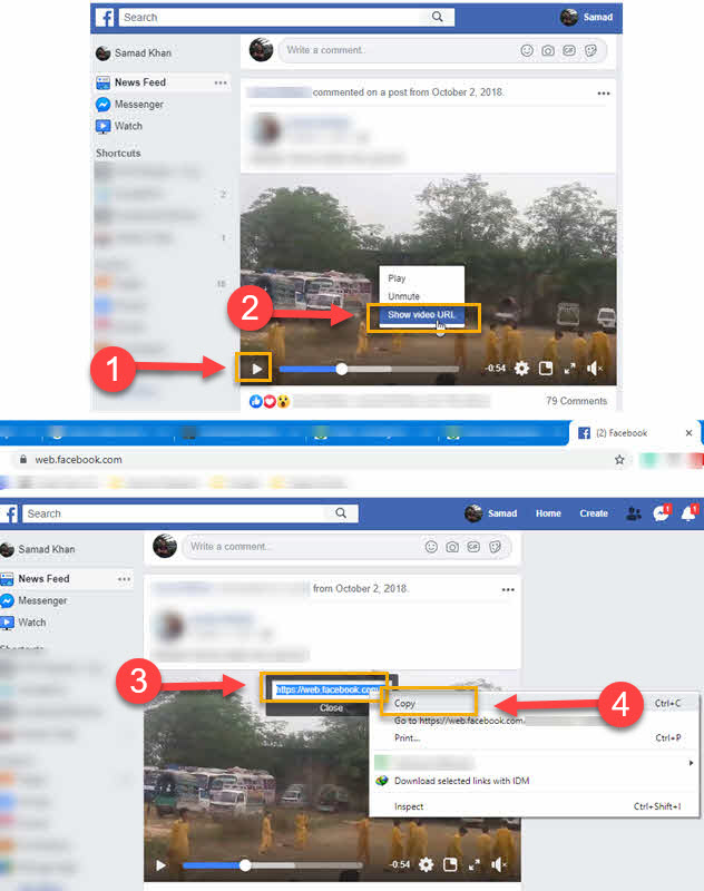 Download any video from Facebook to computer