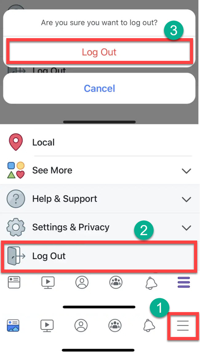 How to Log out of Facebook and Messenger SociallyPro