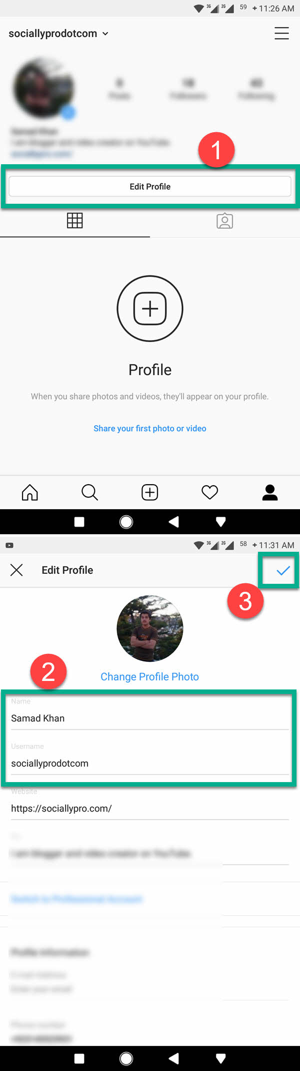 How to change your name and username on Instagram