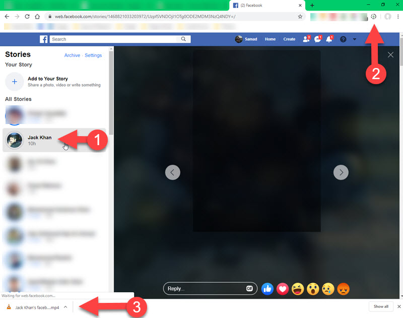 Facebook Story Saver on PC