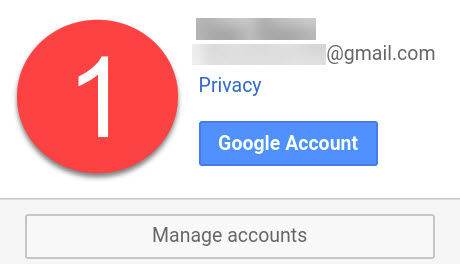 Gmail sign out button is missing in Chromebook