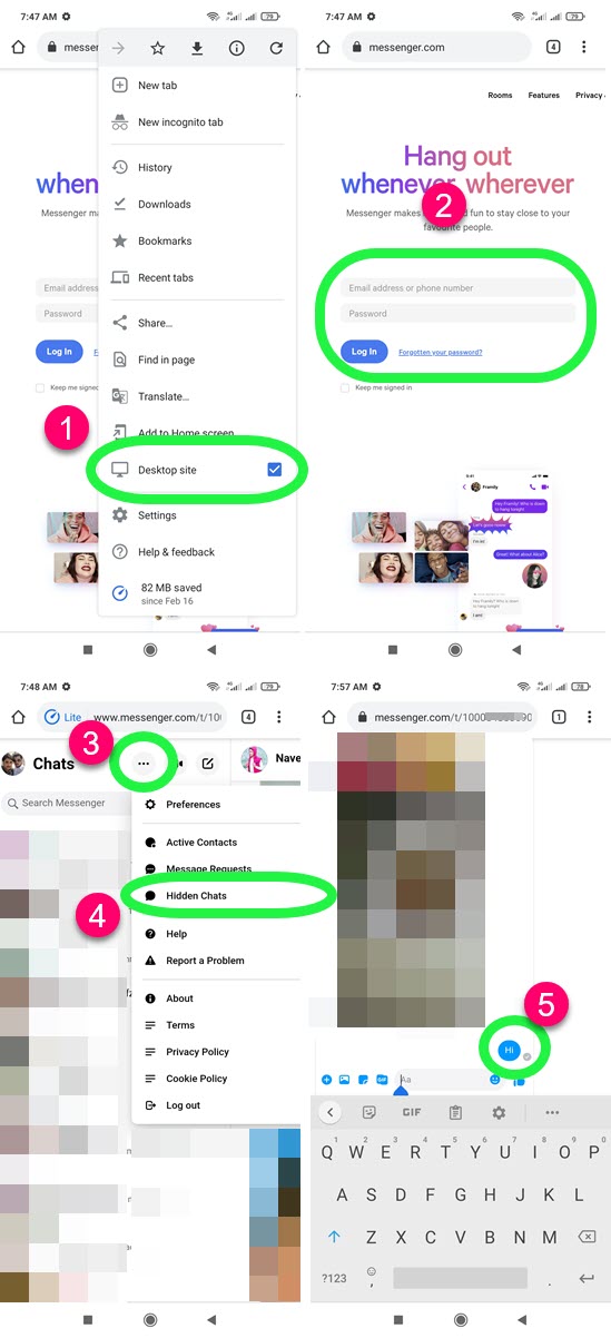 How to Unarchive Chats in Messenger