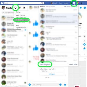 how to unhide hidden messages on messenger