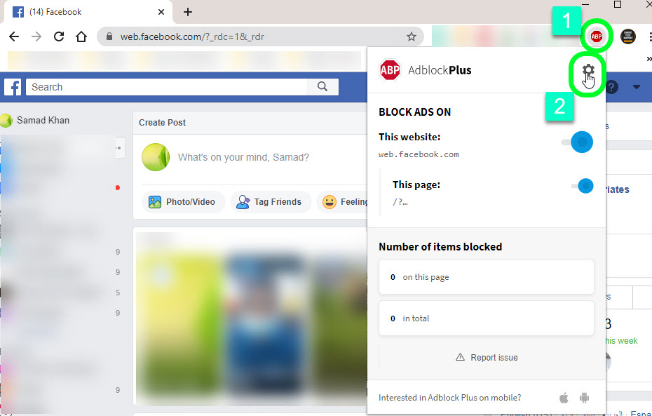 Install AdBlock Plus then go to its settings