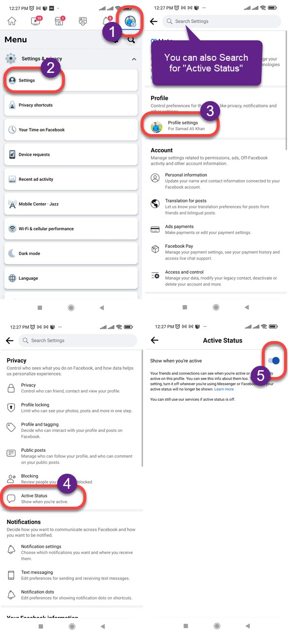 How to Appear Offline on Facebook App on Android