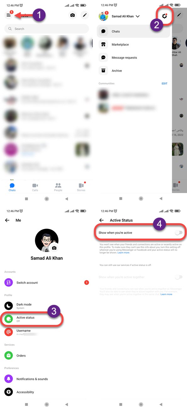 How to Go Offline on Messenger App