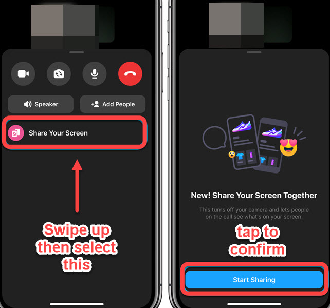 How to Share Screen on Messenger on iPhone