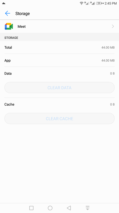 Clear Google Meet Cache Files and Data