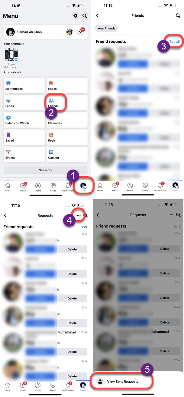 How to See Sent Friend Requests on iPhone