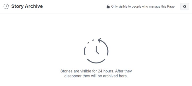 View Facebook Page Story Archive