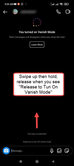 How to Turn on Vanish Mode on Instagram