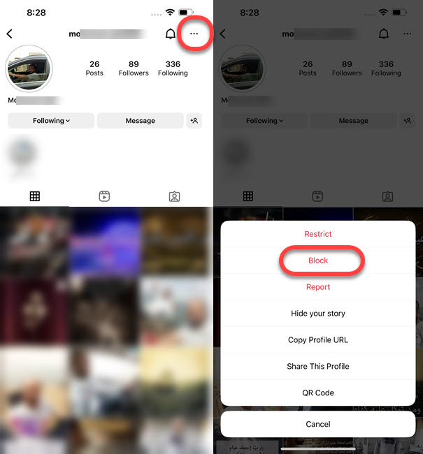 How to block someone on Instagram on iPhone