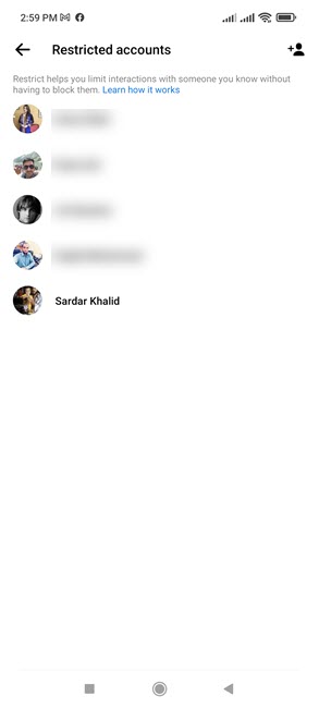 How to view or see Restricted messages on Messenger